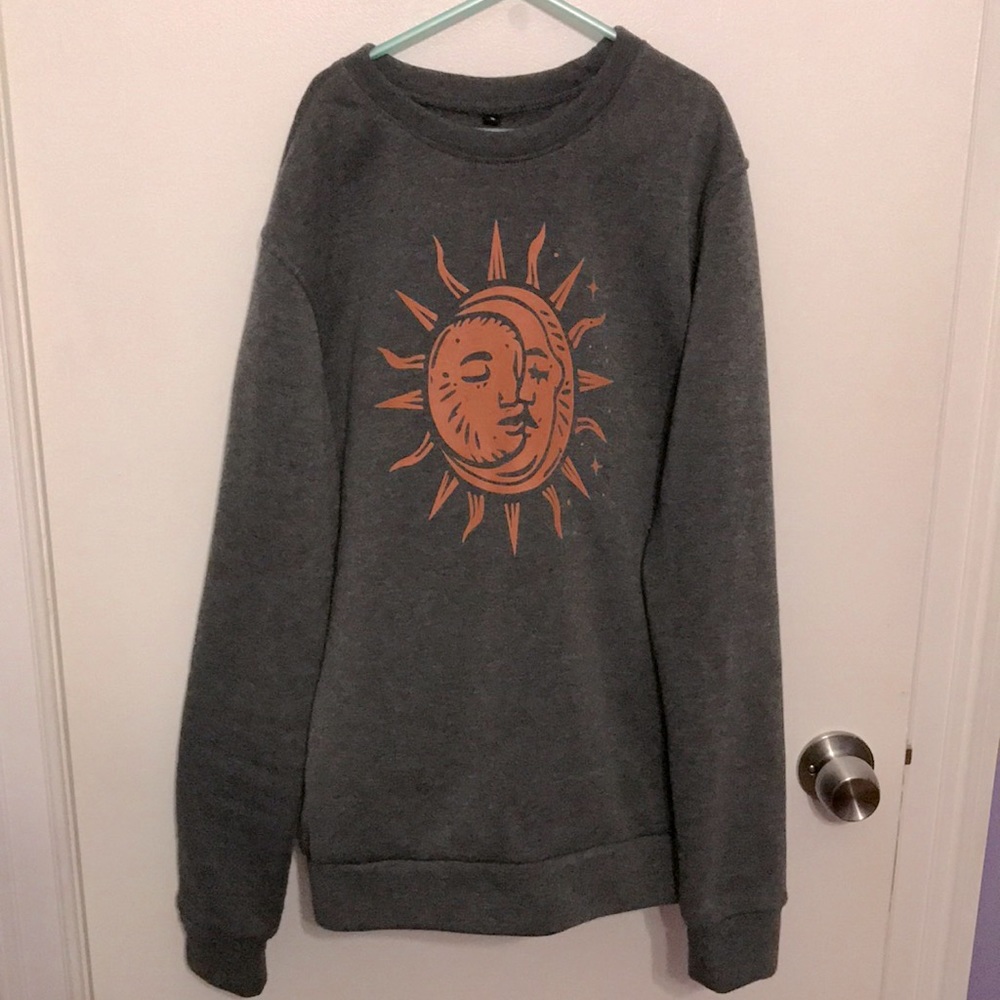 hollister sun and moon sweatshirt